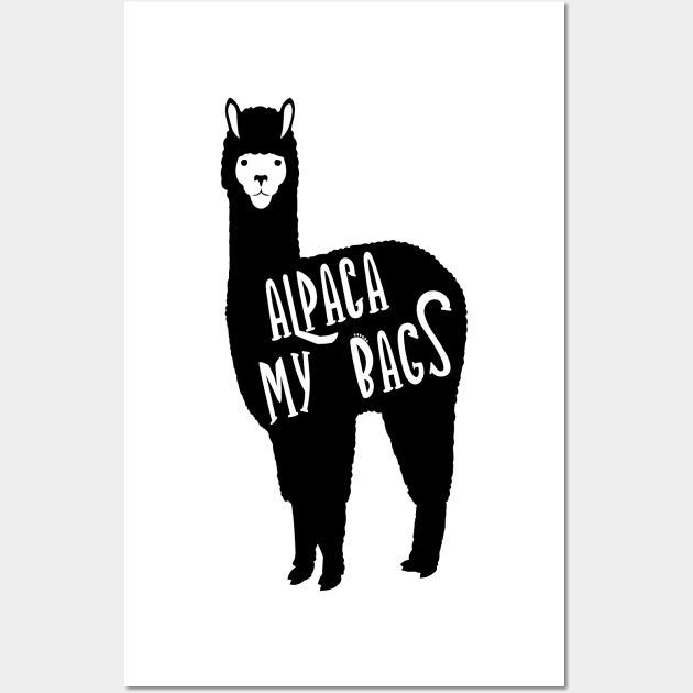 Alpaca my bags Wall Art by JJtravel